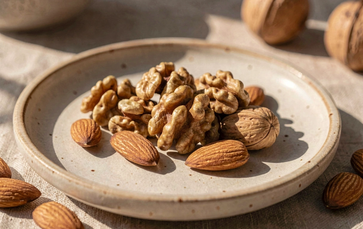 Grasas saludables frutos secos